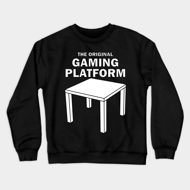The Original Gaming Platform Crewneck Sweatshirt by humanechoes